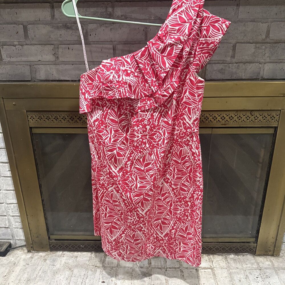 Women’s Lilly Pulitzer One Shoulder Floral Dress Size 4